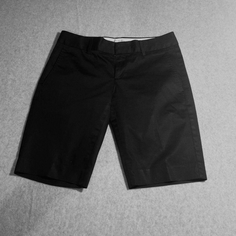 Banana Republic Black City Shorts Tailored Bermuda Dress Shorts Office Size 0